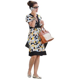 Talking on the phone Billboard | Artlantis Billboards FREE Download