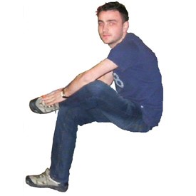Iulian sitting Billboard | Artlantis Billboards FREE Download