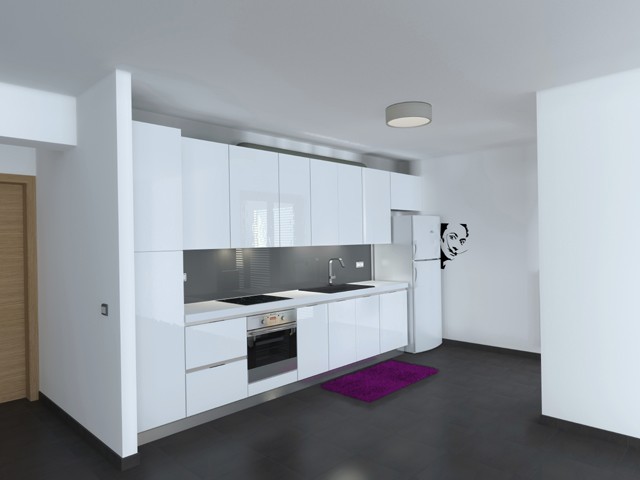 white kitchen - Artlantis render by chris pur