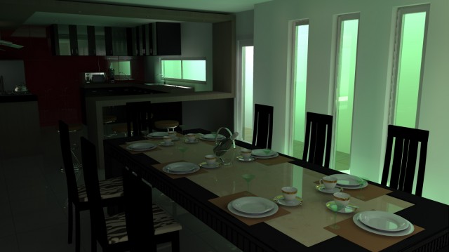 Comedor Sr Daniel - Artlantis render by Juan Carlos Morales Toriz