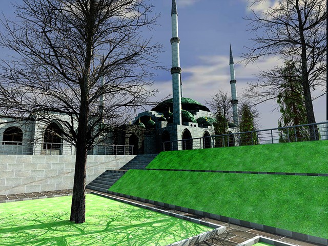 Hz-Mohammad mosque 3 - Artlantis render by amin aminkhani