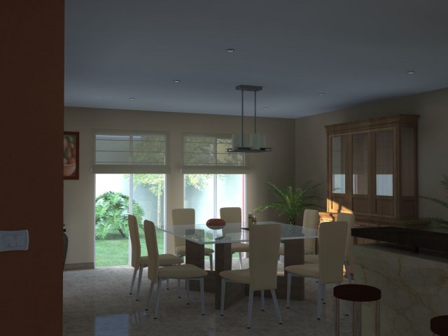 dinner - Artlantis render by GUSTAVO MAGANA