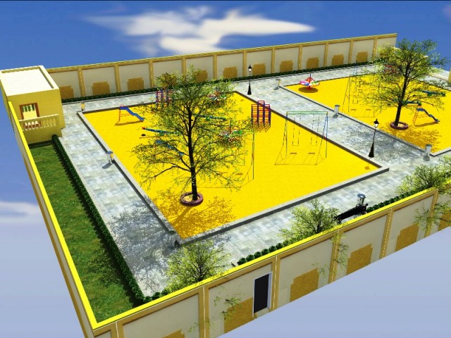 jardin familliale - Artlantis render by djaber
