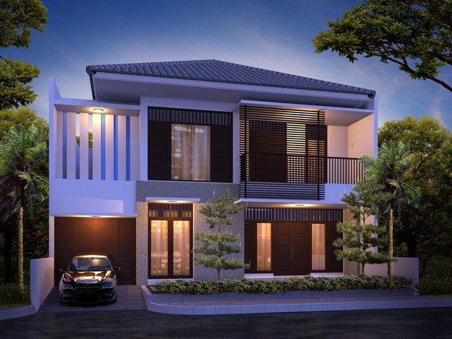 Dian Permata House - Artlantis render by izumo