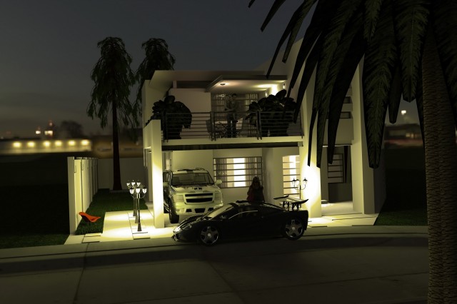 House - Artlantis render by hussy shah