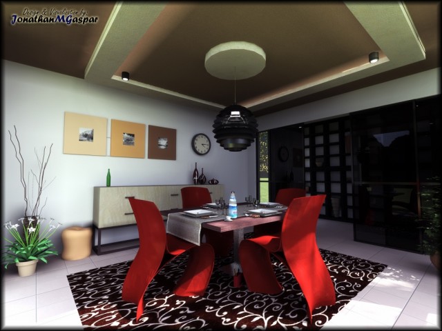 dining - Artlantis render by jonathan gaspar