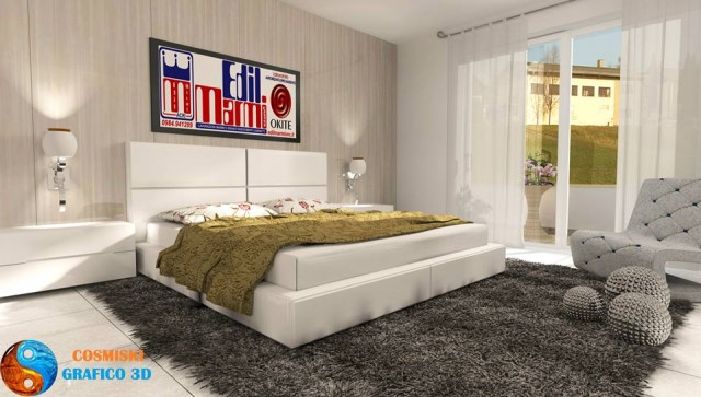 Stanza da letto - Artlantis render by Cosimino Milordo