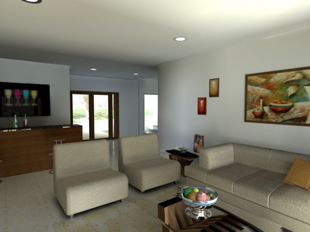 Diseño Interior - Artlantis render by Hernan