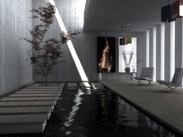 Interno 2 - Artlantis render by davide locelso