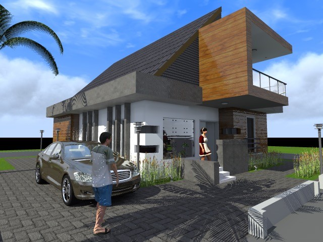 front view - Artlantis render by kabir