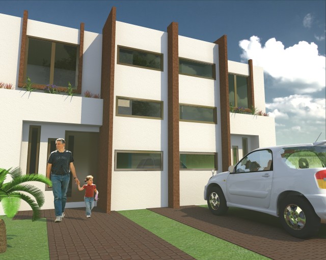 Casa Infonavit - Artlantis render by Fernando