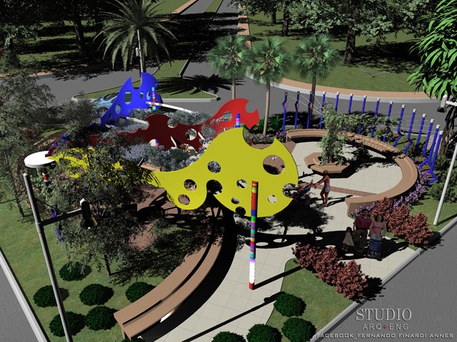 PRAÇA_CELEIRO 1 - Artlantis render by Fernando Finardi Annes
