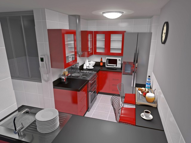 kitchen - Artlantis render by marco falcon