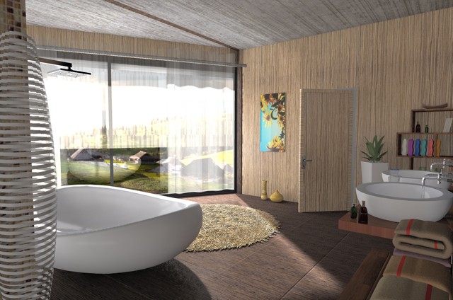 Bath luxory - Artlantis render by Anze