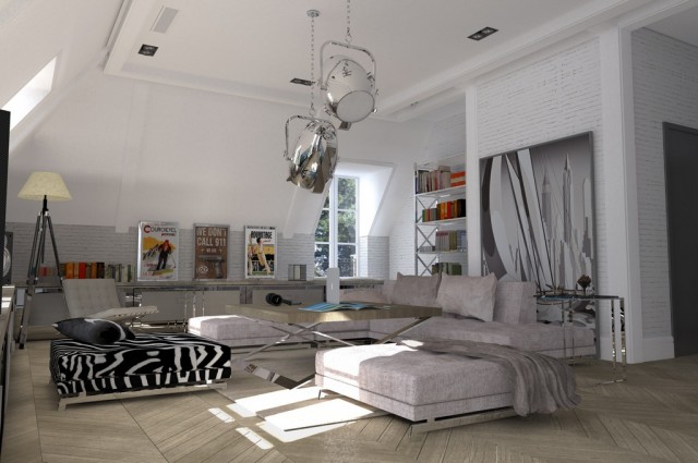 loft - Artlantis render by Jarek Piróg