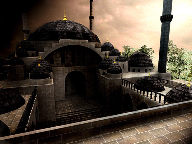 Hz-Mohammad mosque 1 - Artlantis render by amin aminkhani
