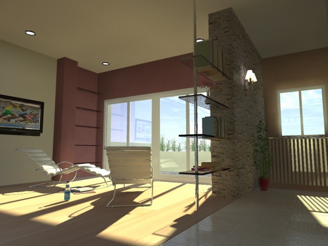 Relax area - Artlantis render by Mohamed YEKDAH