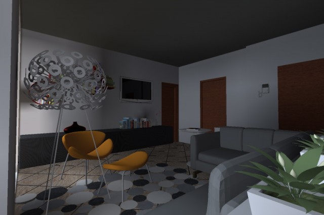 wlad living - Artlantis render by roberto munari
