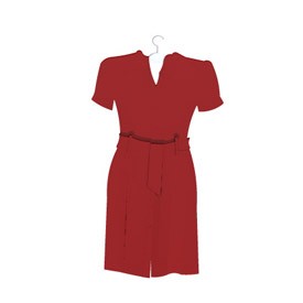 Woman suit on hanger - free Artlantis object