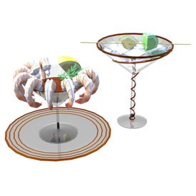 Marine Meal 3D Object | FREE Artlantis Objects Download