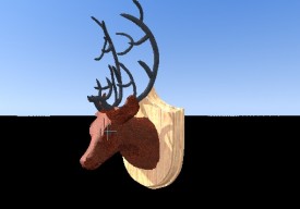deer trophy - free Artlantis object