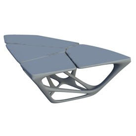 Zaha Table 3D Object | FREE Artlantis Objects Download
