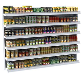 Cans shelf 3D Object | FREE Artlantis Objects Download