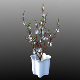 Interior flower 3D Object | FREE Artlantis Objects Download