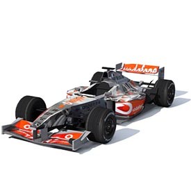 F1 McLaren Mercedes - free Artlantis object