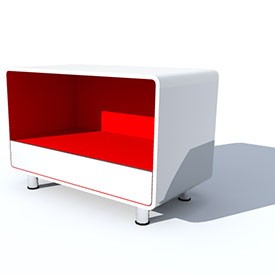 Retro ocasional Table - free Artlantis object