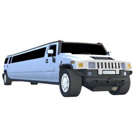 Hummer H2 Party Limo 3D Object | FREE Artlantis Objects Download