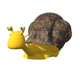 Cute Snail - free Artlantis object