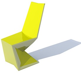 Chaise Vondom  Vertex - free Artlantis object
