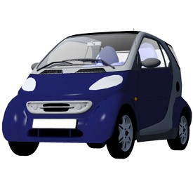 Smart ForTwo 3D Object | FREE Artlantis Objects Download