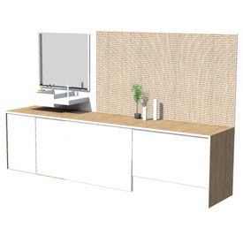 bathroom counter 1 - free Artlantis object