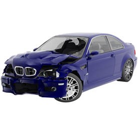 BMW M3 Accident 3D Object | FREE Artlantis Objects Download