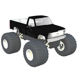 Monster Truck 3D Object | FREE Artlantis Objects Download