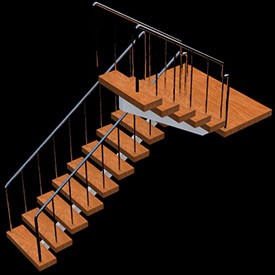 Stairs 3D Object | FREE Artlantis Objects Download