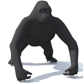 Gorilla 3D Object | FREE Artlantis Objects Download