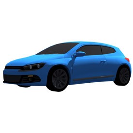 VW Scirocco 3D Object | FREE Artlantis Objects Download