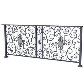 Wrought iron partition 3D Object | FREE Artlantis Objects Download