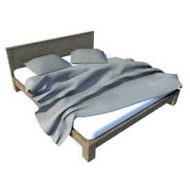 Bed - Kare - free Artlantis object