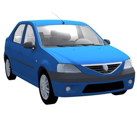 Dacia Logan 3D Object | FREE Artlantis Objects Download