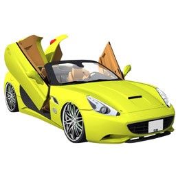 Ferrari California Tuned 3D Object | FREE Artlantis Objects Download