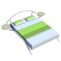Modern wireframe bed