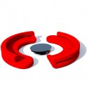 Modern table sofas set