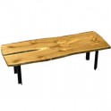 Natural wood table
