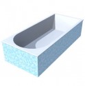 Bath with mosaic