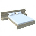 Bed with bedside