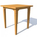 Flamant Table Bistro Weathered Oak